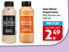  250 jean baton mayonaise black spicy flessen ml fles 