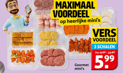  gourmetminis 3 maximaal voordeel gourmet vers schalen 