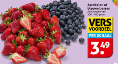  aardbeien blauwe bessen schalen vers voordeel schaal 