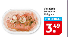  salade vissalade schaal 