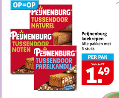 klik op dit plaatje voor een vergroting en voor vergelijkbare aanbiedingen gerelateerd aan
5 tussendoor naturel noten repen peijnenburg koekrepen pakken stuks pak 5 tussendoor naturel noten repen peijnenburg koekrepen pakken stuks pak