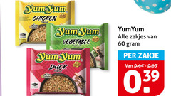  yum noodles 60 chicken flavour vegetable asian duck yumyum zakjes zakje 