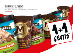  1 2 3 magnum bekers ml ijs cookie dough vanilla ice cream with chunks chocolate chip brownie visage pieces live 