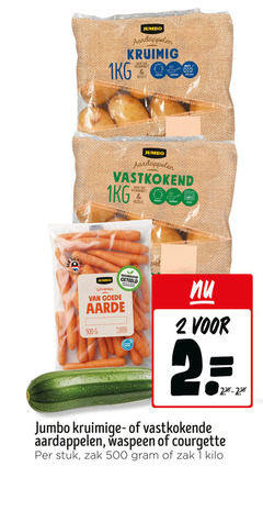  aardappelen courgette 1 2 500 jumbo kruimig 1kg vitamine vezels koken bakken vastkokend oven waspeen aarde geteeld gezondere vastkokende stuk zak kilo 