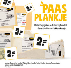  buitenlandse kaas 2 7 mild jumbo st. paulin 45 nutri score gewicht houdbaar gekoeld supermarkten b.v. antwoordnummer nederland medium emmentaler mix specialiteiten paas plankje borrelplank rand vullen kaasjes pittig viking blue blauwschimmelkaas 50 geitenkaas gerijpt gerijpte supermarkt roombrie witschimmelkaas 60 saint stuk 