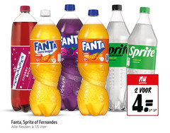  sprite fanta fernandes frisdrank 2 4 15 zero sugar orange irresistible vruchten sap taste cassis less snack save lemon lime flavours heat suriname cherry sparkling flessen 1 5 liter natural 