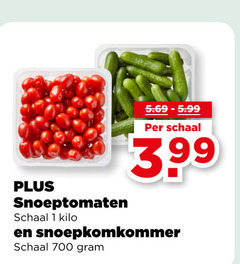  1 700 schaal 3.99 snoeptomaten kilo 