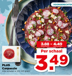  voorgerechten carpaccio schalen schaal 
