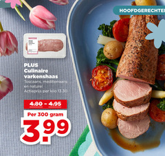  varkenshaas 300 culinaire toscaans mediterraans naturel actieprijs kilo 3.99 hoofdgerechten 