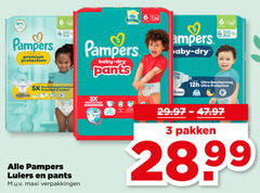  pampers luiers luierbroekjes 1 3 9 20 free premium protection baby dry pants flex protect 5x bescherming comfort 3x top ultra maxi pakken 28 99 