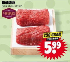  biefstuk 2 250 pak stuks thuis 