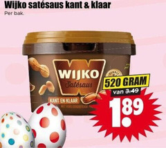  wijko satesaus kant klaar bak vers geroosterde 