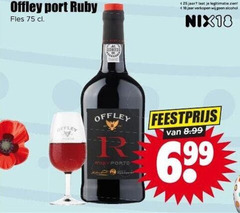  offley port 18 25 ruby fles jaar legitimatie alcohol nix18 r porto feestprijs 