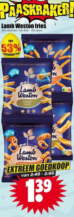  600 750 paaskraker lamb waste fries zak tasting air fryer oven paaskorting new weston frenzy b crispy fluffy les extreem 