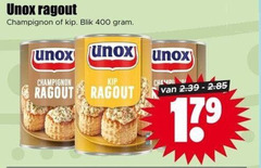 unox ragout 400 champignon kip blik champion 17 