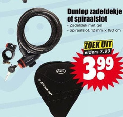  12 180 gel dunlop zadeldekje spiraalslot zadeldek mm cm zoek elders 3.99 