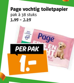  page vochtig toiletpapier pak stuks ht rij 