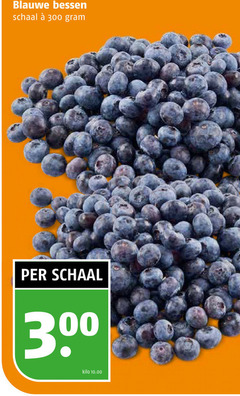 blauwe bessen 300 schaal kilo 