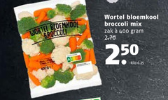  broccoli bloemkool 250 400 wortel mix zak kilo 