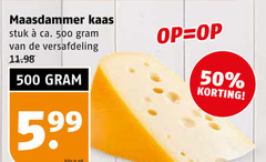  maasdammer kaas 50 500 stuk ca. versafdeling kilo 
