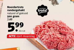  rundergehakt 500 noordertrots naturel gekruid start maandag noorder trots 