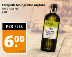  olijfolie 500 600 carapelli biologische fles ml kilo bio olio vergine oliva 
