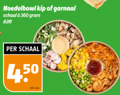  noodles 360 kip garnaal schaal kilo 