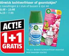  1 2 120 250 airwick luchtverfrisser geurstokjes navullingen stuk bussen ml fresh m.u.v essential mist lavender startkit 