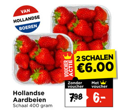  aardbeien 2 400 hollandse boeren schaal voucher schalen 