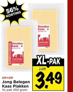  kaasplakken 450 goudse kaas jong belegen xl pak 