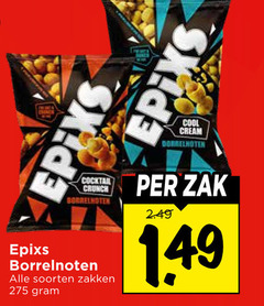  borrelnootjes crunch cocktail borrelnoten soorten zakken cool cream zak 