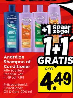 andrelon conditioner shampoo 1 200 marine fresh care spaar zegel soorten stuk oil ml 