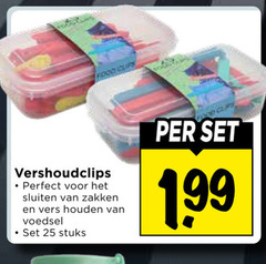 klik op dit plaatje voor een vergroting en voor vergelijkbare aanbiedingen gerelateerd aan
25 food clip vershoudclips zakken vers voedsel stuks 1 99 25 food clip vershoudclips zakken vers voedsel stuks 1 99