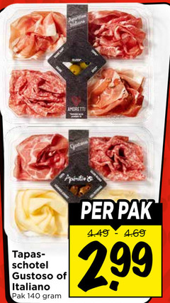  140 amoretti tapas schotel italiano pak 