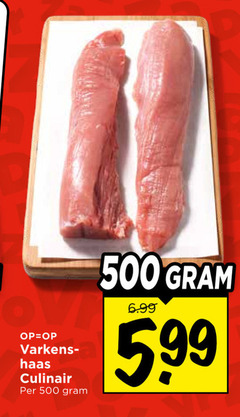  varkenshaas 500 varkens haas culinair 