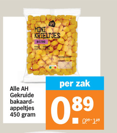  krieltjes 12 450 mini bistro air ton gekruide appeltjes zak 