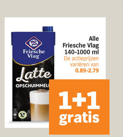  friesche vlag melkschuim koffiemelk 1 latte ml varieeren 