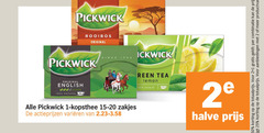 pickwick thee 1 2 20 25 50 100 200 rooibos original since english intense natural kopsthee zakjes varieeren combinatie productvarianten tea lemon halve 