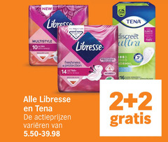  2 10 14 16 5000 new libresse co reduction multistyle ultra with wings freshness protection tena discreet breathable normal finest varieeren 