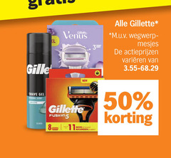  3 8 50 venus new shave gel sensitive gillette fusion5 m.u.v wegwerp mesjes varieeren 