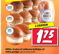klik op dit plaatje voor een vergroting en voor vergelijkbare aanbiedingen gerelateerd aan
2 6 volkoren bolletjes vers b bruine witte puntjes zakken zak stuks 99 2 6 volkoren bolletjes vers b bruine witte puntjes zakken zak stuks 99