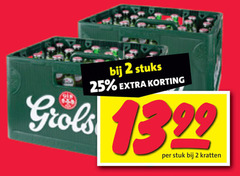  grolsch krat bier 2 25 stuks stuk kratten 