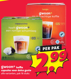  gwoon dolce gusto capsules 8 16 cappuccino lungo koffie romige schuimlaag pak stuks 