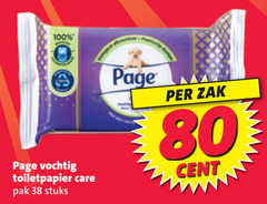  page vochtig toiletpapier 80 100 care pak stuks zak cent 