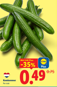  komkommer stuk 