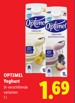  optimel drinkyoghurt 11 yoghurt vanillesmaak bosvruchten 