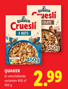 klik op dit plaatje voor een vergroting en voor vergelijkbare aanbiedingen gerelateerd aan
quaker cruesli 4 400 450 nuts quaker cruesli 4 400 450 nuts