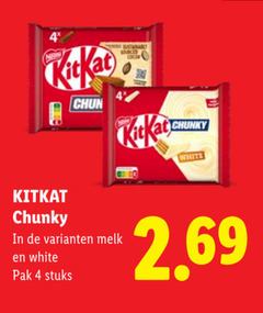  kitkat chocoladerepen 4 sourced chunky white melk pak stuks 