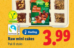  8 yes mini bites chocolate basel fairtrade koeling cakes pak stuks 3.99 