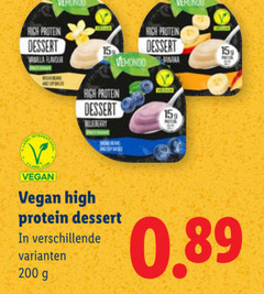  toetje 15 200 high protein dessert vemondo vanilla flavour roads and blueberry banana 